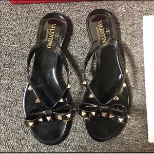 Valentino stud flip flops